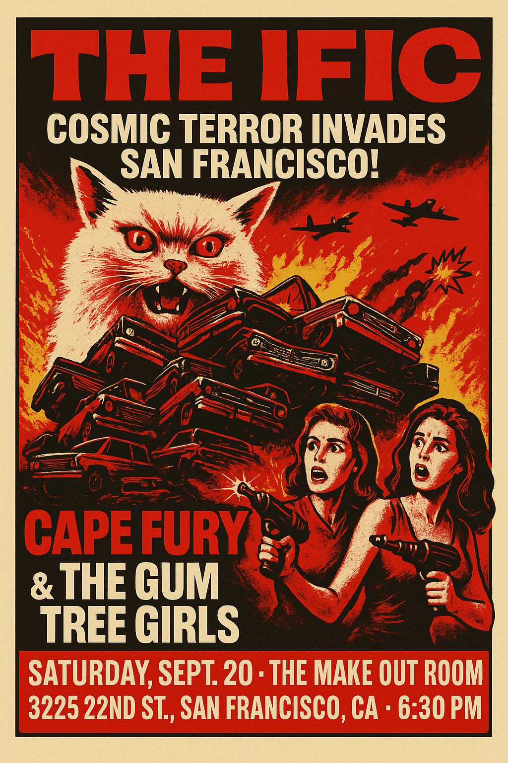 Show poster: Cape Fury upcoming show